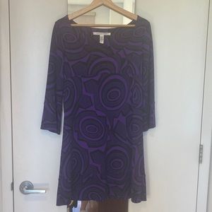 Diane von Furstenberg graphic print dress